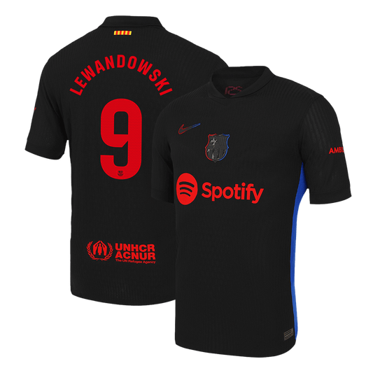 Avtentični nogometni dres LEWANDOWSKI #9 Barcelona v gosteh 2024/25