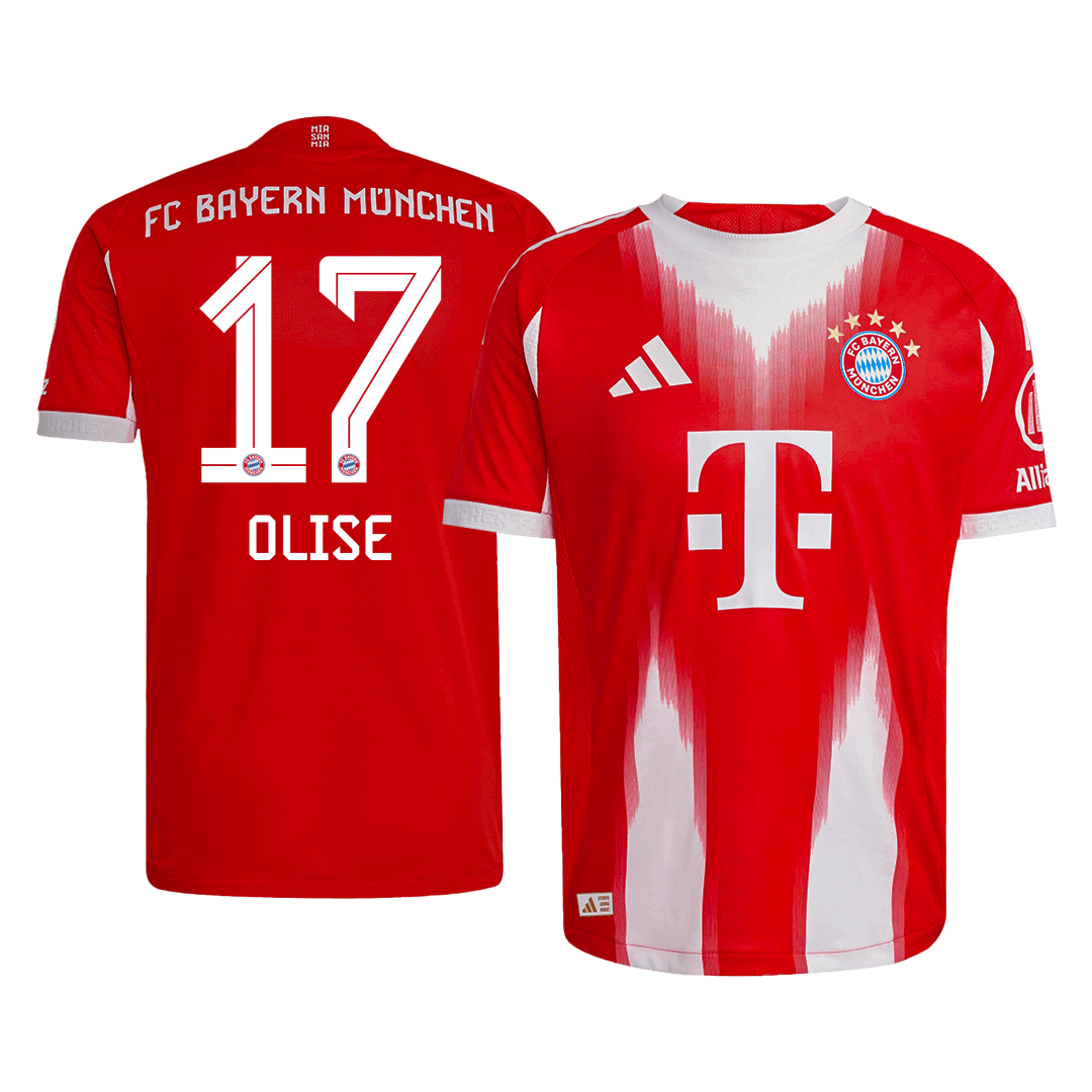 Bayern Munich Nogometni dres Domači 2025/26 Authentic OLISE #17