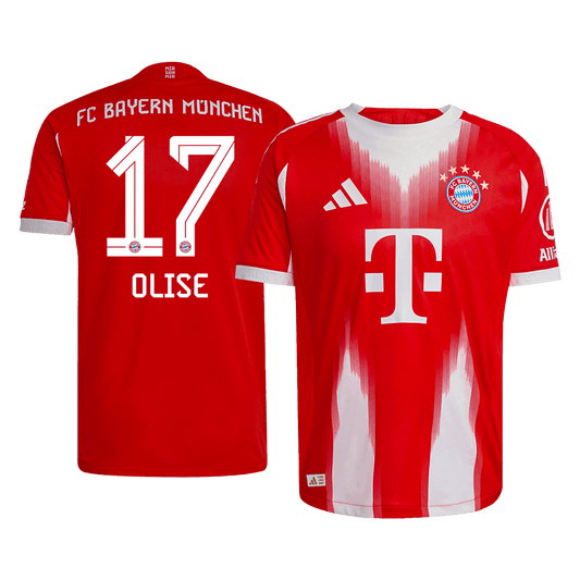 Bayern Munich Nogometni dres Domači 2025/26 Authentic OLISE #17