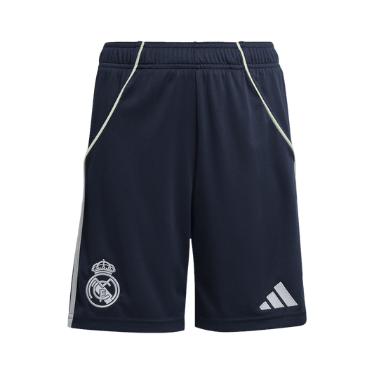 Nogometne kratke hlače Real Madrid Away 25/26 mornarsko modre