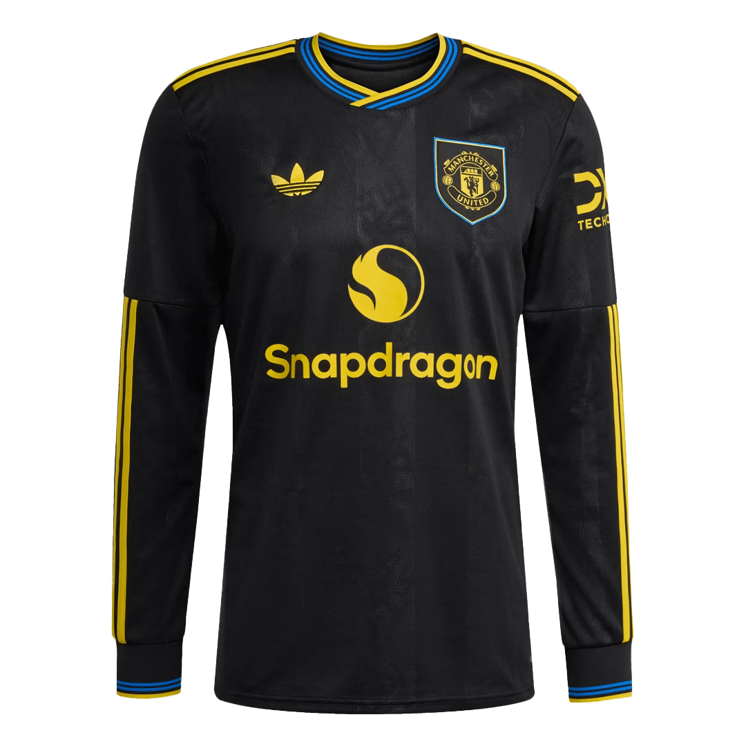 Manchester United Nogometni dres Tretji 2025/26 Dolgi rokavi