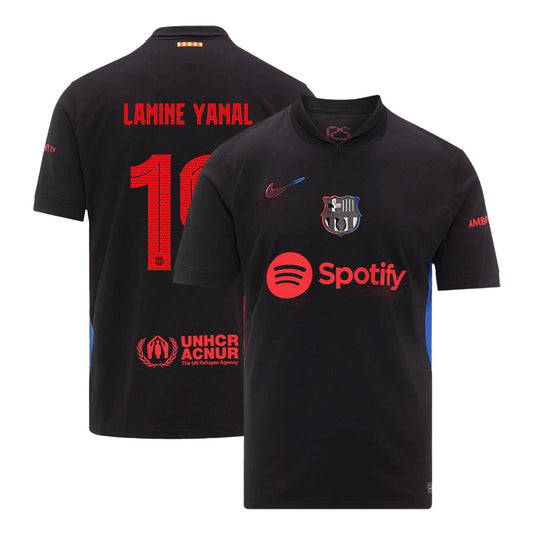 Barcelona LAMINE YAMAL #19 moška nogometna majica za goste 2024/25 - UCL