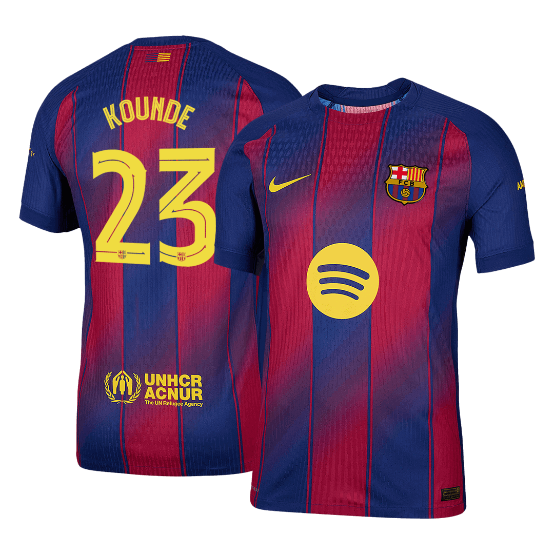 Barcelona Nogometni dres Domači 2025/26 Authentic KOUNDE #23