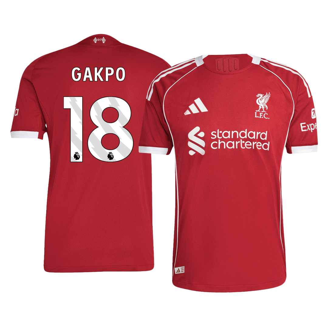 Liverpool Nogometni dres Domači 2025/26 Authentic GAKPO #18