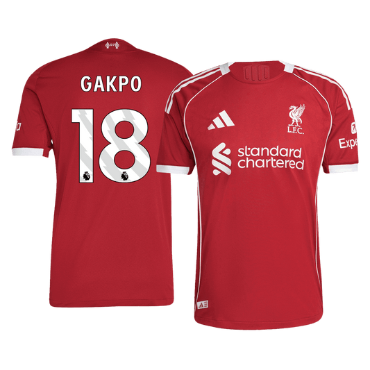 Liverpool Nogometni dres Domači 2025/26 Authentic GAKPO #18