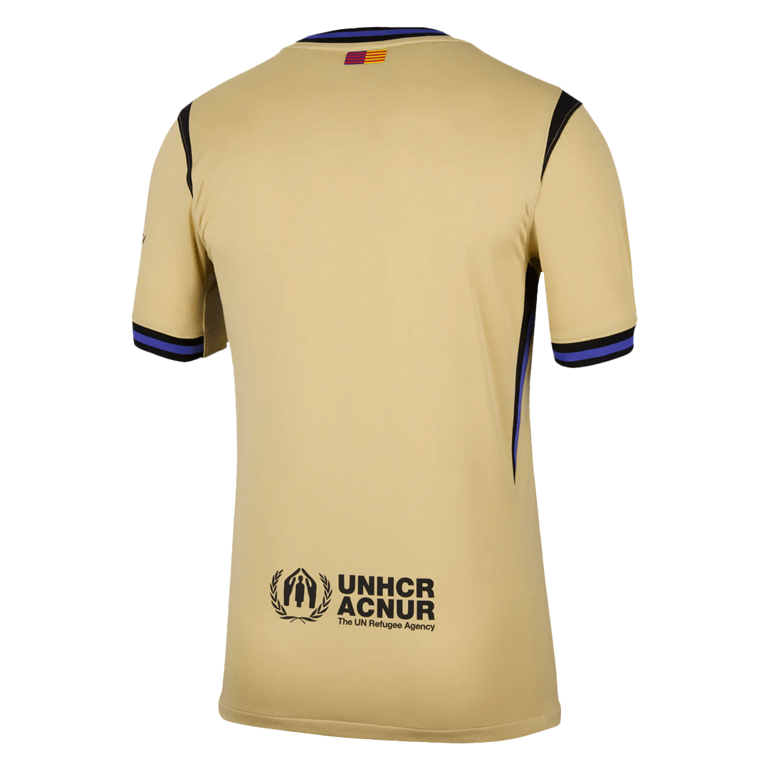 Nogometna majica Barcelone v gosteh 2025/26 rumena