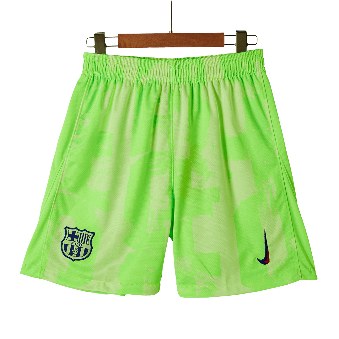 Barcelona 3rd Gostujoči komplet (majica, kratke hlače in nogavice) 2024/25 (logotip Spotify brez besedila)