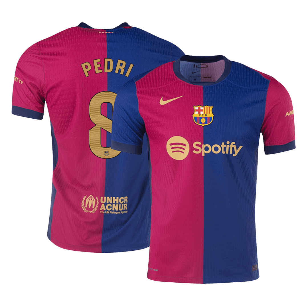 Autentična domača nogometna majica PEDRI #8 Barcelona 2024/25