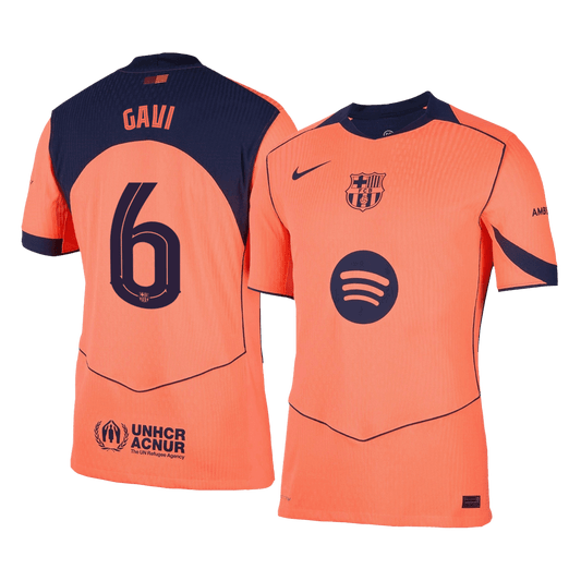 Barcelona Nogometni dres Tretji 2025/26 Authentic GAVI #6