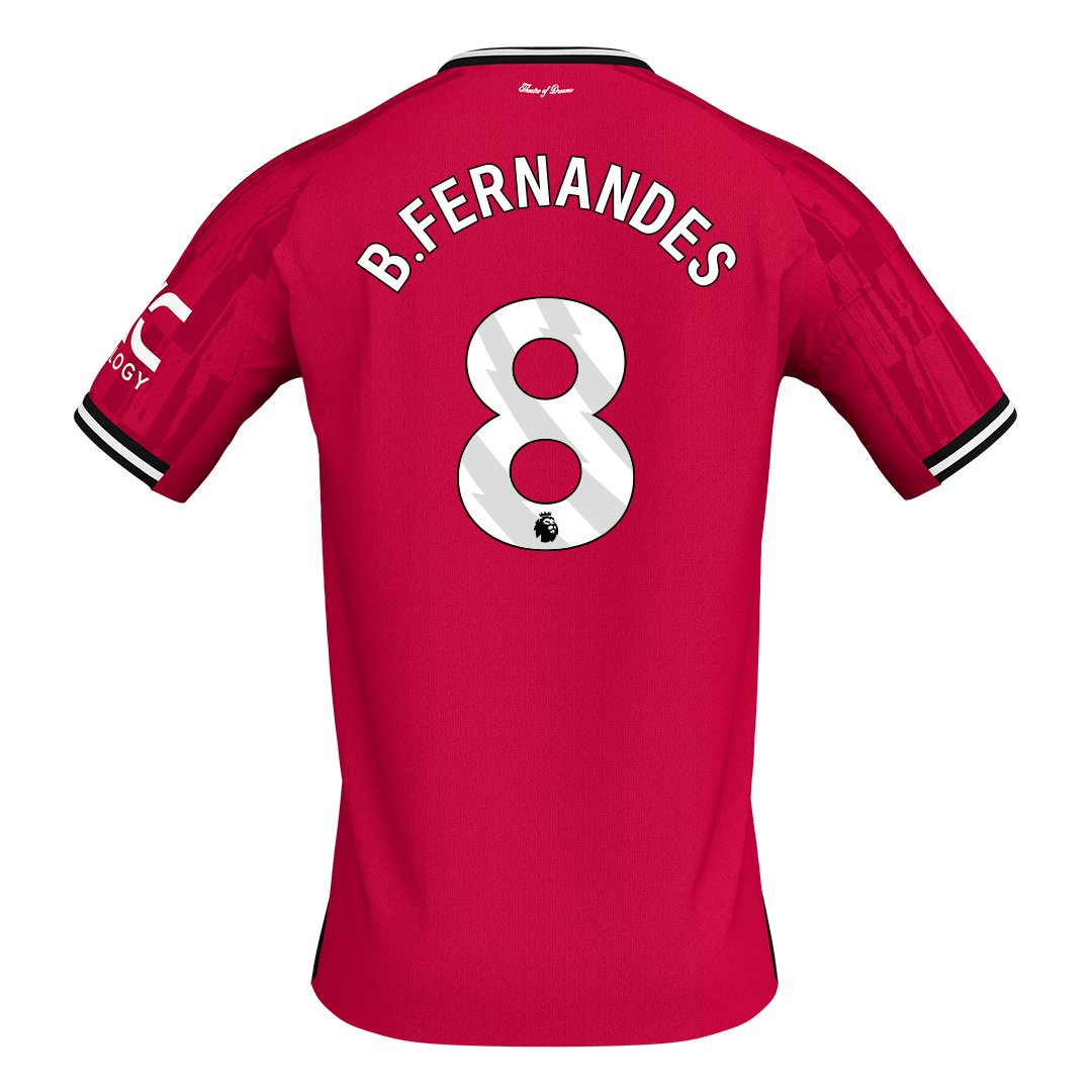 B.FERNANDES #8 Manchester United Dres Domači 2025/26