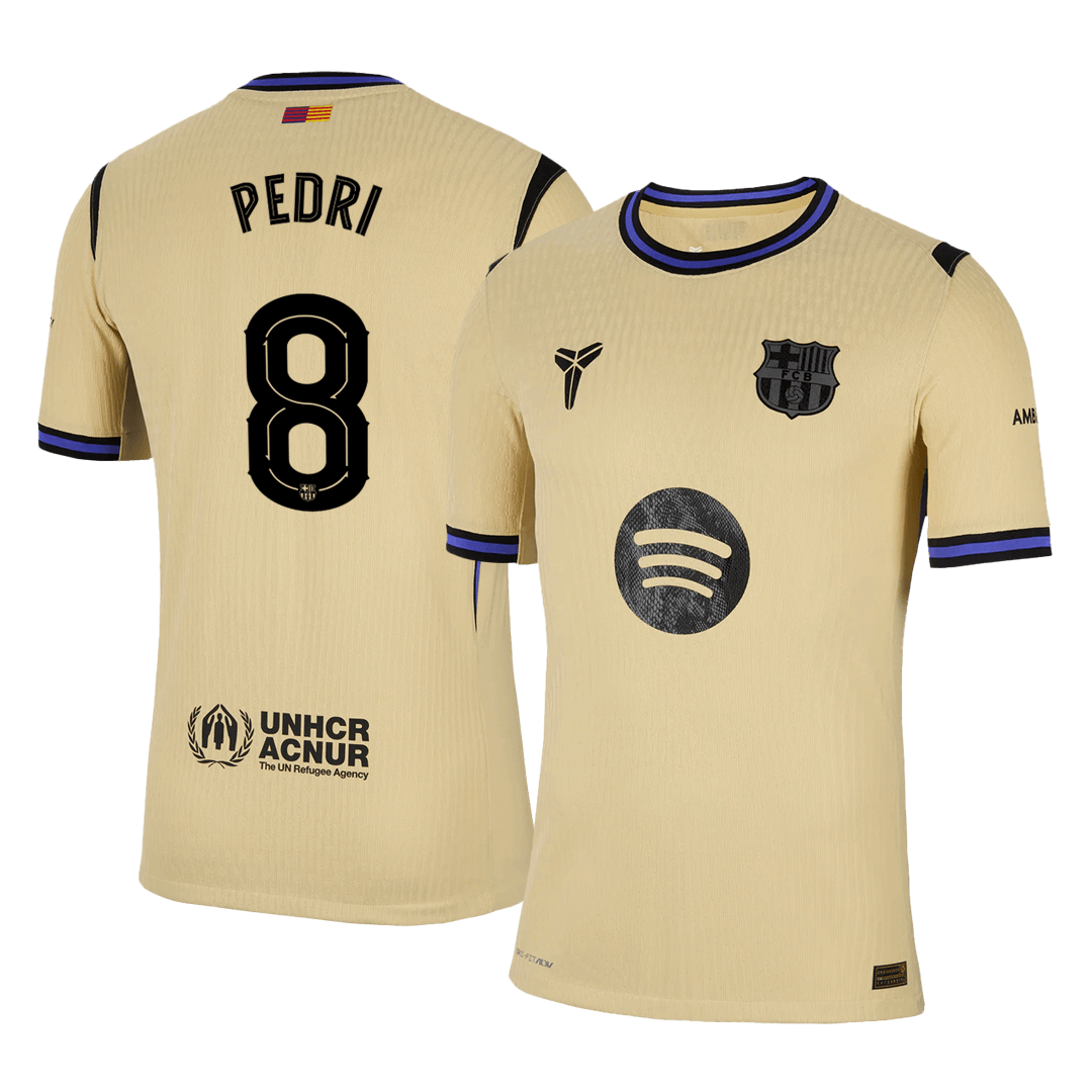 Autentična gostujoča majica PEDRI #8 Barcelona 2025/26 - UCL