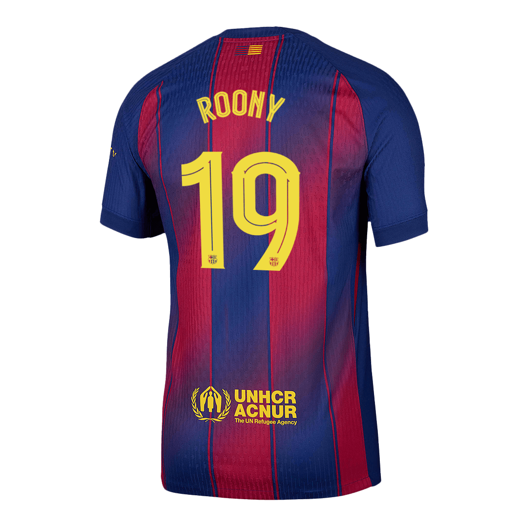 Barcelona Nogometni dres Domači 2025/26 Authentic ROONY #19