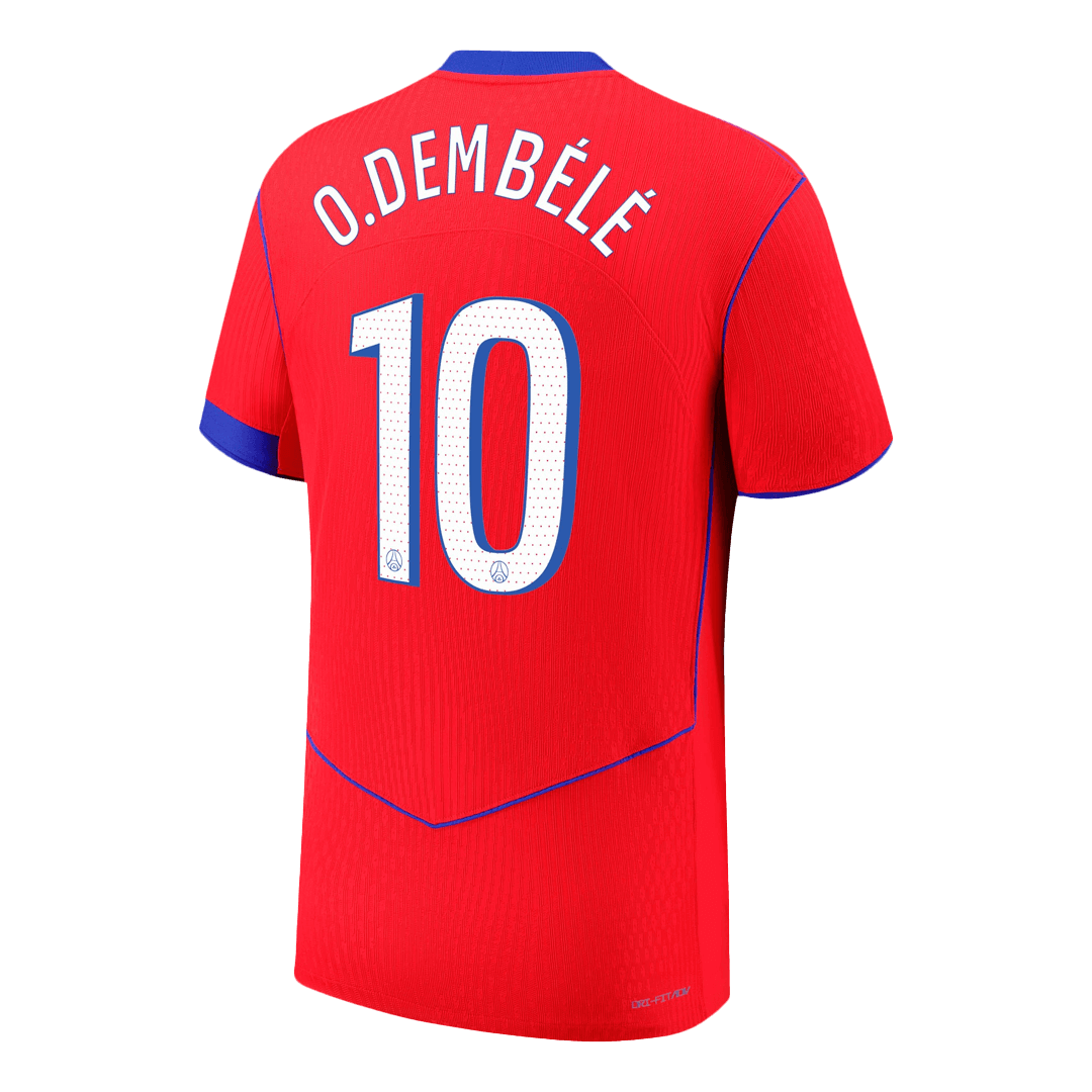 PSG Nogometni dres Tretji 2025/26 Authentic O.DEMBÉLÉ #10