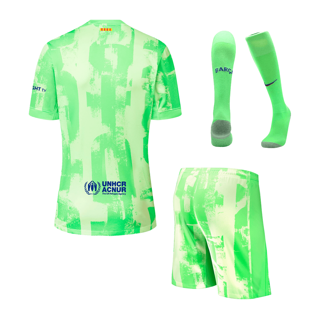Barcelona 3rd Edition Gostujoči komplet (majica+kratke hlače+nogavice) 2024/25