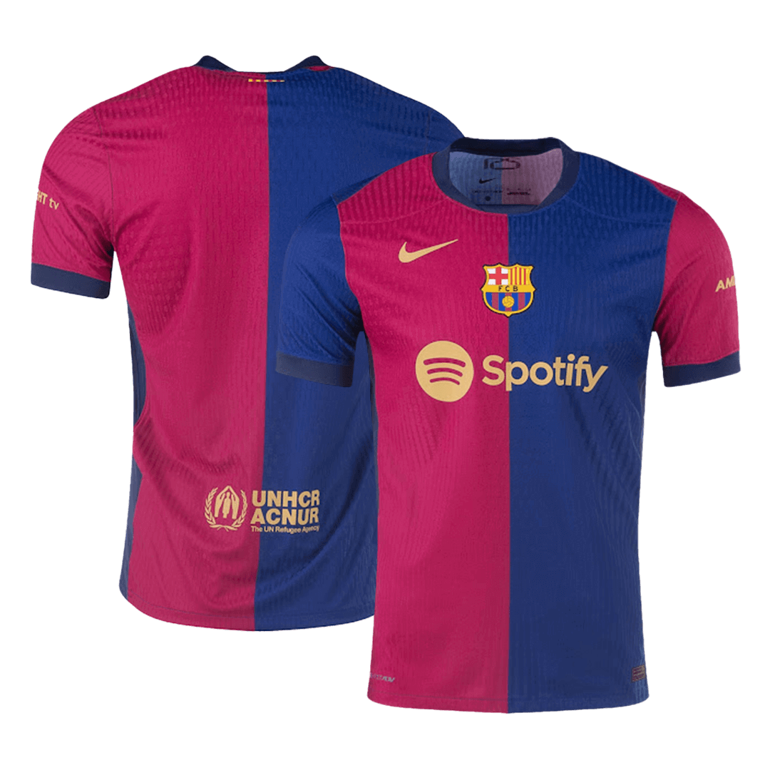Autentična majica LAMINE YAMAL #19 Barcelona Home Football 2024/25 - UCL