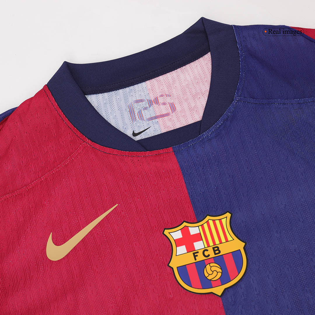 Autentična LAMINE YAMAL #19 Barcelona Domača nogometna majica 2024/25