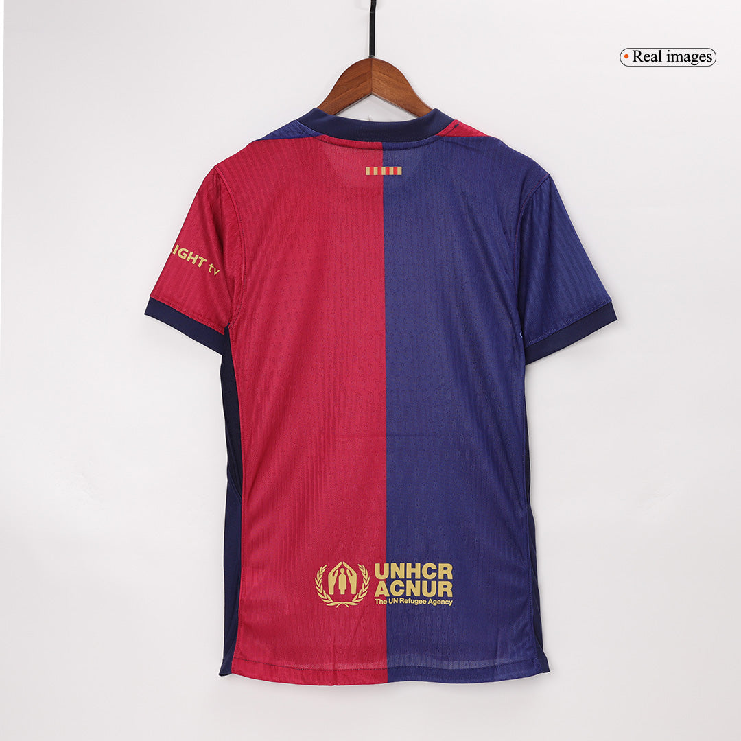 Autentična majica LAMINE YAMAL #19 Barcelona Home Football 2024/25 - UCL
