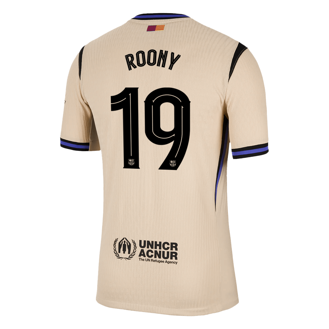 Barcelona Nogometni dres Gostujoči 2025/26 Authentic ROONY #19
