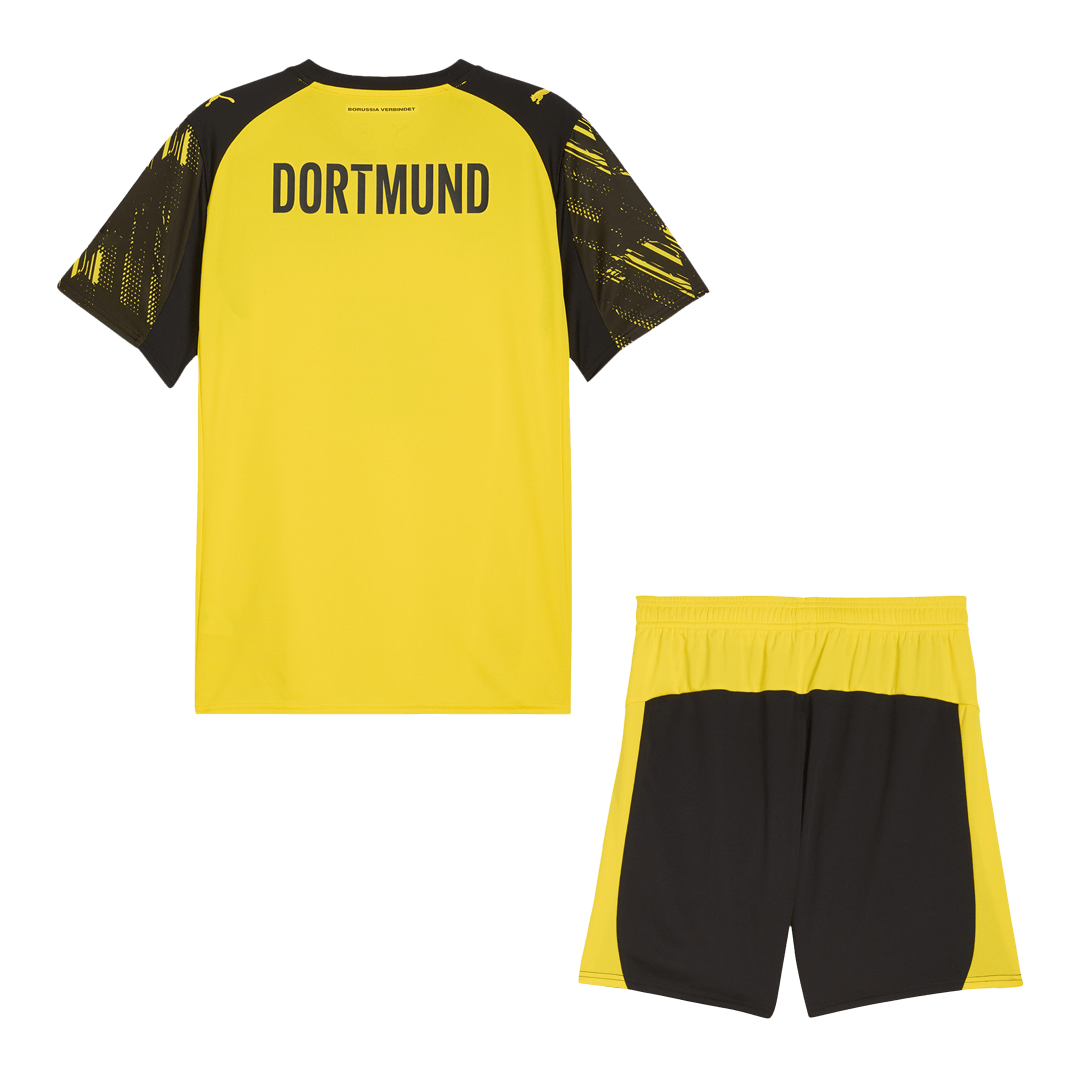 Nogometni dres Borussie Dortmund (dres + kratke hlače) 2025/26 rumen