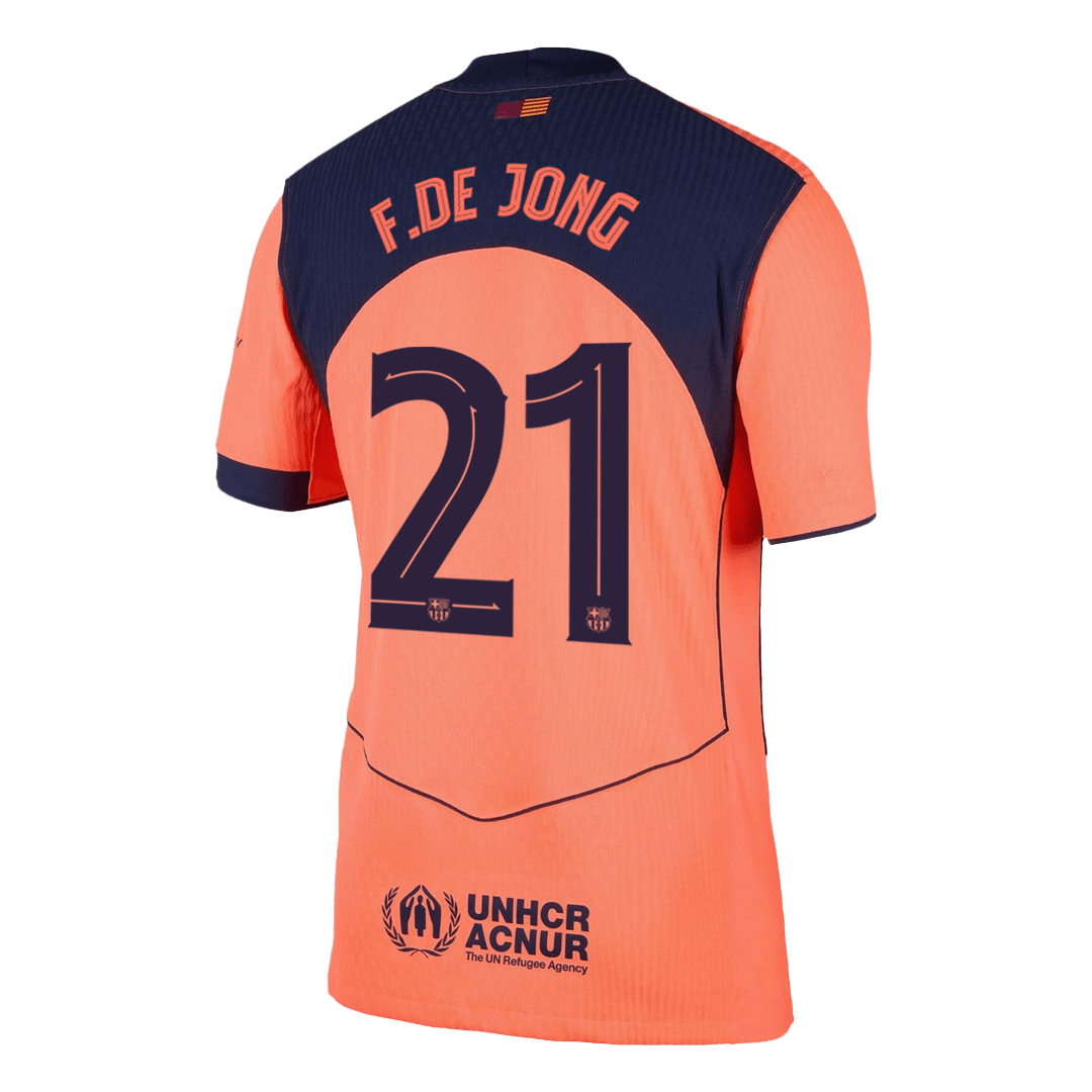 Barcelona Nogometni dres Tretji 2025/26 Authentic F.DE JONG #21