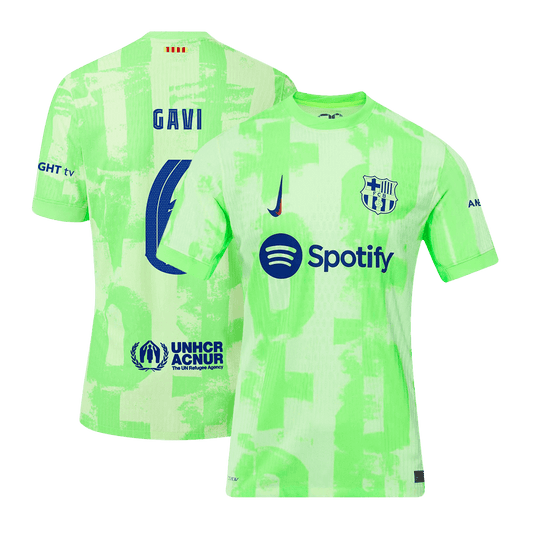 Authentic Gavi #6 BARCELONA TRETJI NAJBOLJŠI NOGOMET 2024/25 - UCL