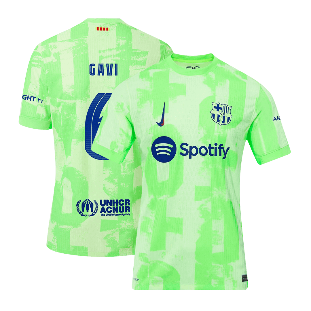 Verodostojna GAVI #6 Barcelona Third Away nogometna majica 2024/25 - UCL