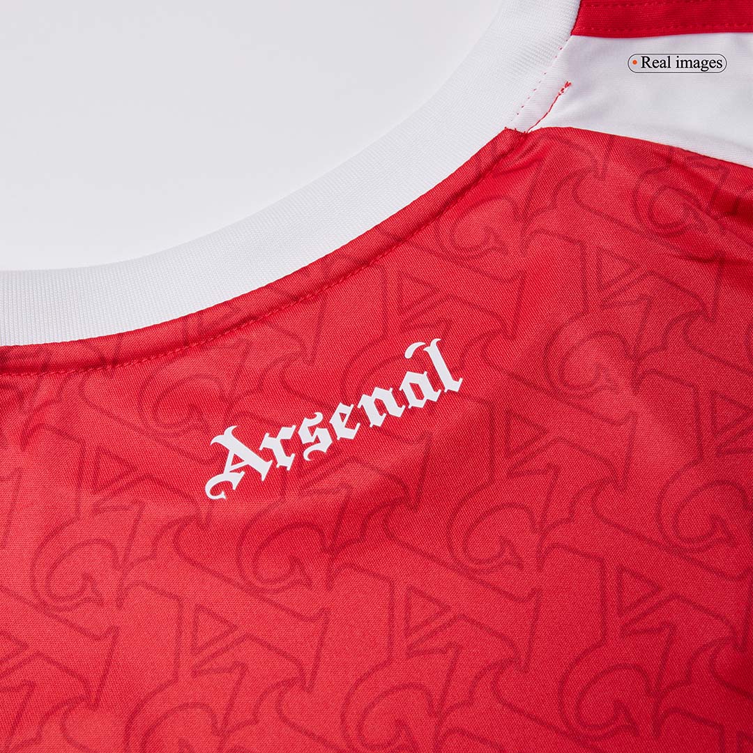 Ženski domači nogometni dres Arsenala 2025/26 rdeč