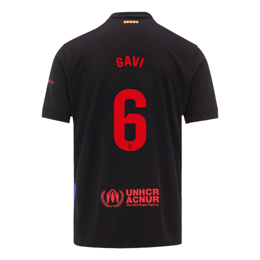 Barcelona GAVI #6 gostujoča moška nogometna majica 2024/25