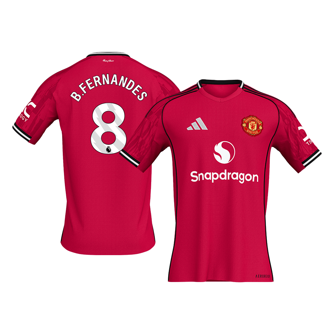 B.FERNANDES #8 Manchester United Dres Domači 2025/26