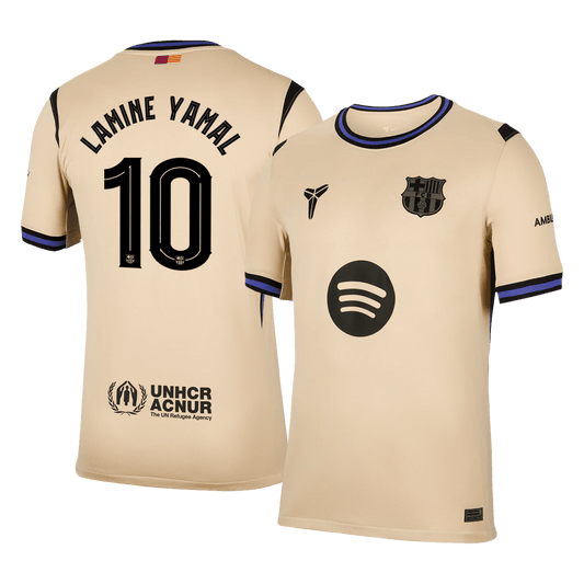 LAMINE YAMAL #10 Barcelona Dres Gostujoči 2025/26 UCL