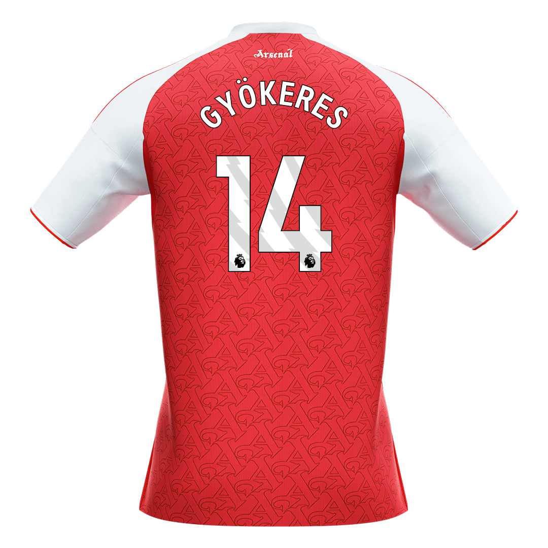RUKERES #14 Domači nogometni dres Arsenala 2025/26 Rdeč