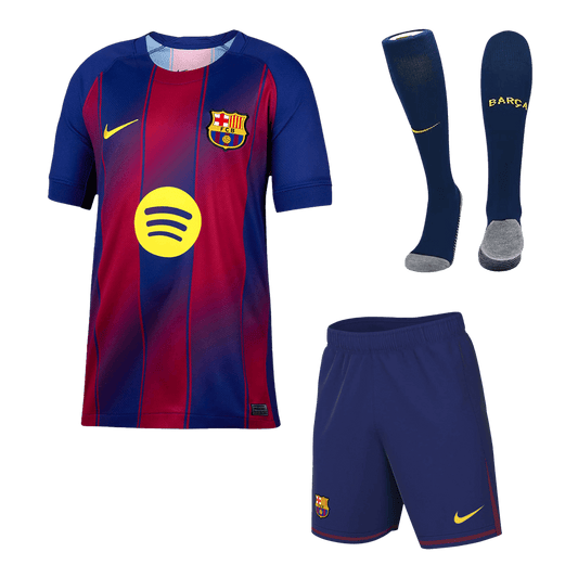 Domači dres Barcelone (dres + kratke hlače + nogavice) 2025/26 rdeče-modra