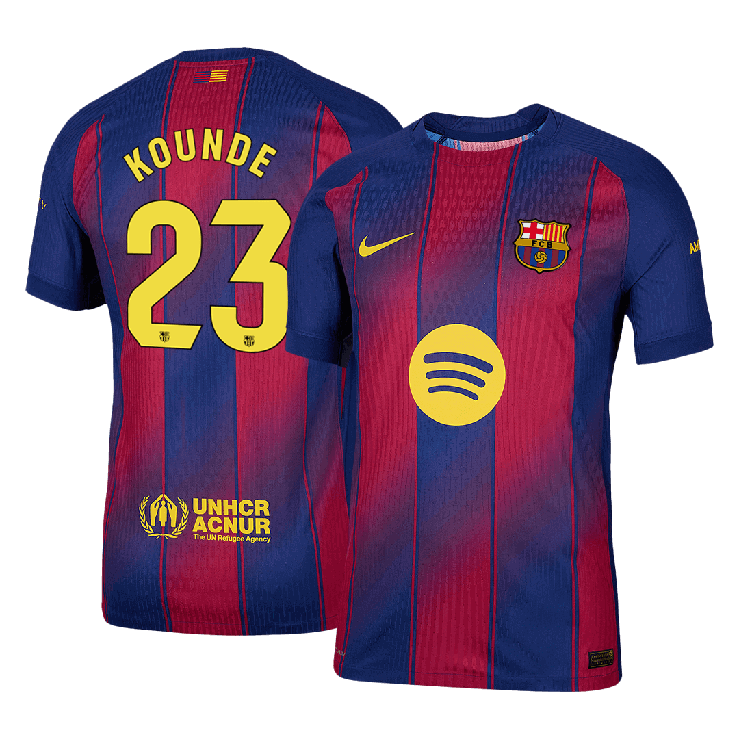 Barcelona Nogometni dres Domači 2025/26 Authentic KOUNDE #23