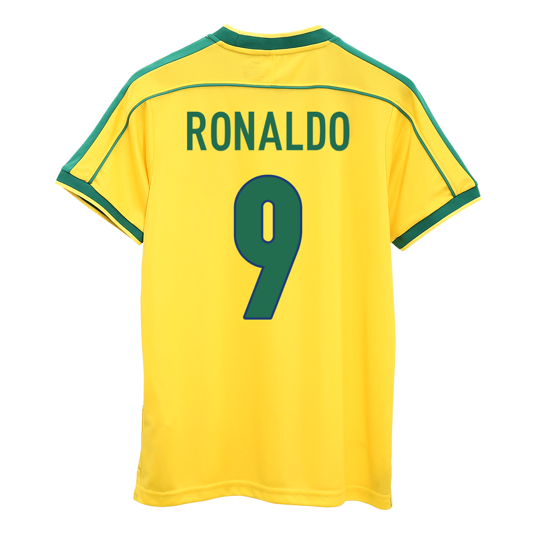RONALDO #9 Brazil Dres Domači 1998