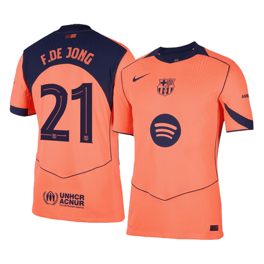 Barcelona Nogometni dres Tretji 2025/26 Authentic F.DE JONG #21