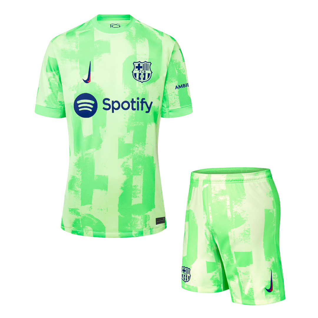 Barcelona 3rd Edition Gostujoči komplet (majica in kratke hlače) 2024/25