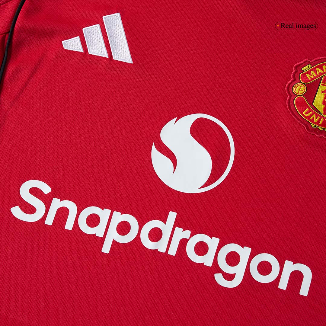 Manchester United Nogometni dres Domači 2025/26 Dolgi rokavi