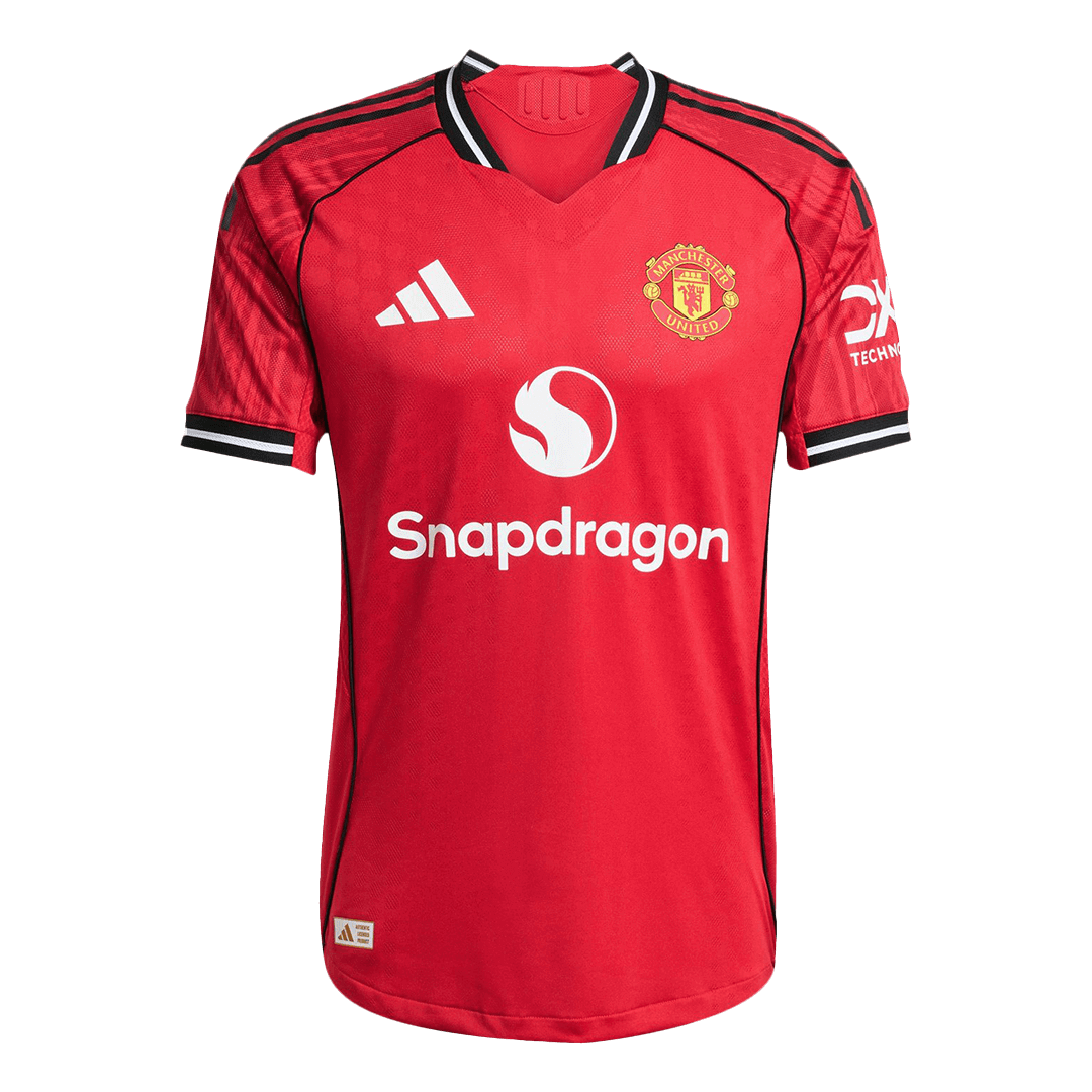 Manchester United Nogometni dres Domači 2025/26 Authentic B.FERNANDES #8