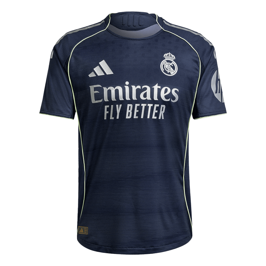 Real Madrid gostujoči kratki rokav 2025/26 avtentičen
