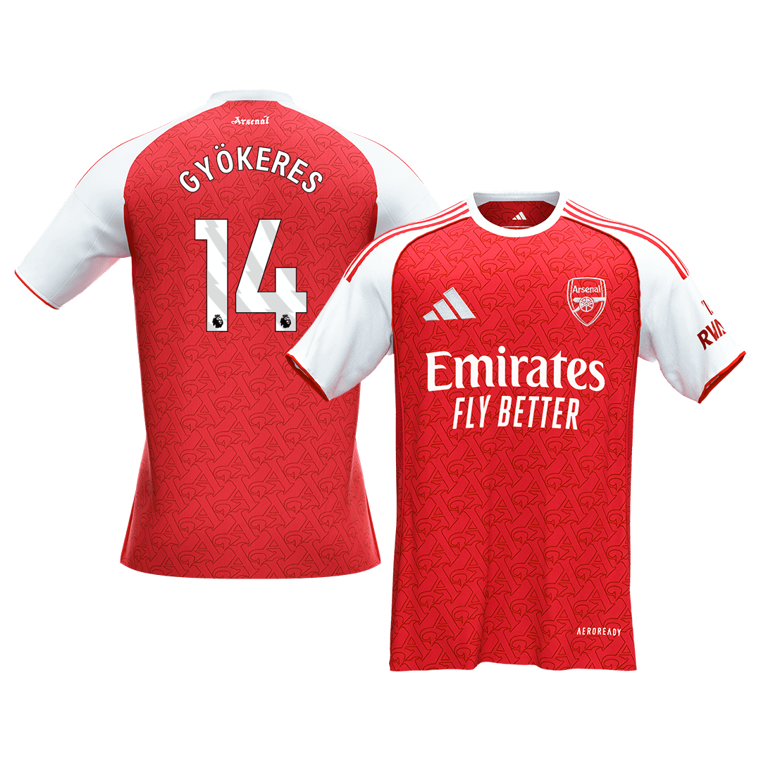 RUKERES #14 Domači nogometni dres Arsenala 2025/26 Rdeč