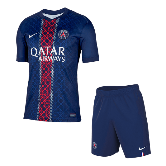 Domači nogometni dres PSG (dres + kratke hlače) 2025/26 mornarsko moder