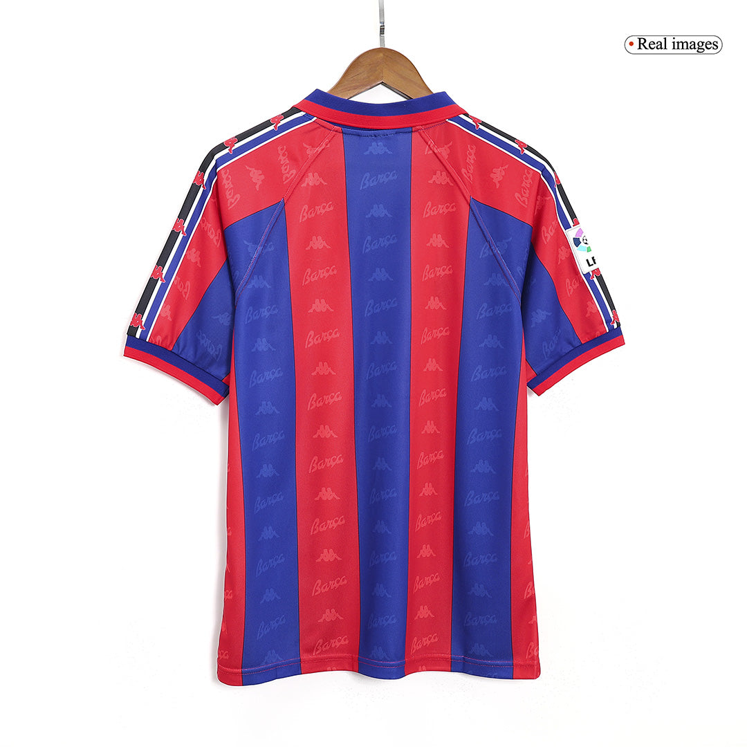 Retro nogometni dres Barcelona Home 1996/97 - rdeč in moder