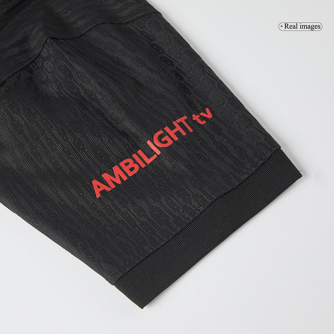 LAMINE YAMAL #19 Authentic Barcelona gostujoča nogometna majica 2024/25 črna - logotip Spotify brez besedila