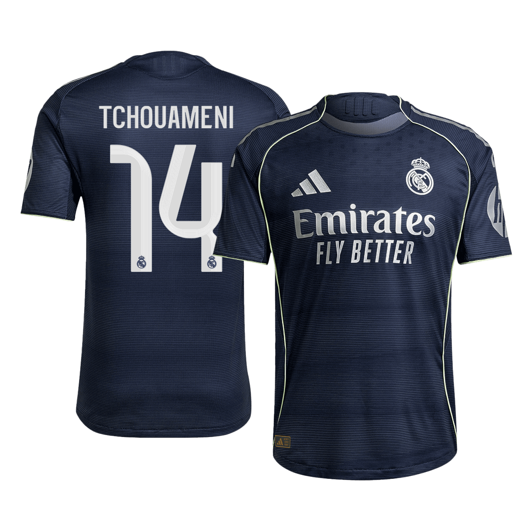 Real Madrid Nogometni dres Gostujoči 2025/26 Authentic TCHOUAMENI #14