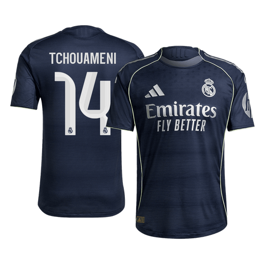 Real Madrid Nogometni dres Gostujoči 2025/26 Authentic TCHOUAMENI #14