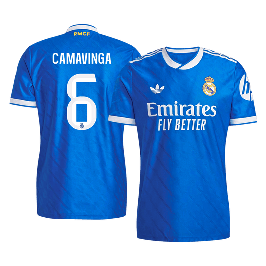 Real Madrid Nogometni dres Tretji 2025/26 Authentic CAMAVINGA #6