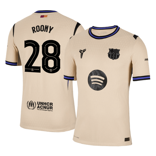 Barcelona Nogometni dres Gostujoči 2025/26 Authentic ROONY #28