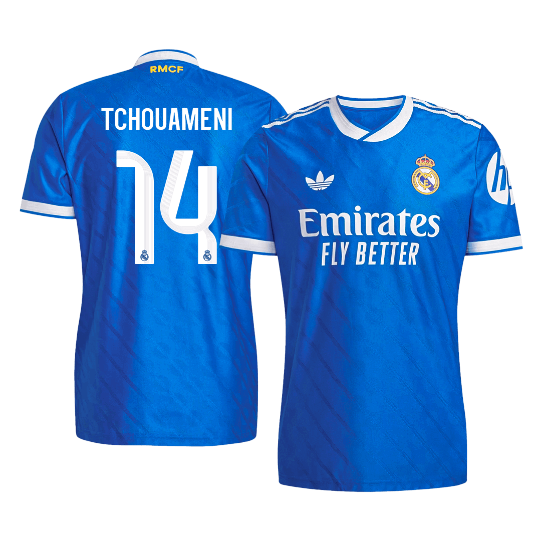 Real Madrid Nogometni dres Tretji 2025/26 Authentic TCHOUAMENI #14
