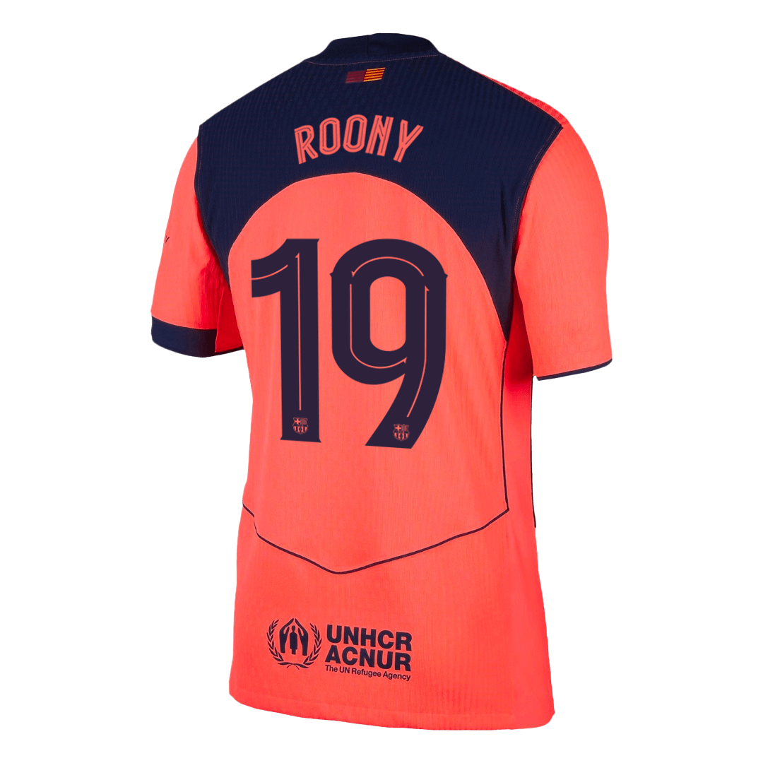 Barcelona Nogometni dres Tretji 2025/26 Authentic ROONY #19