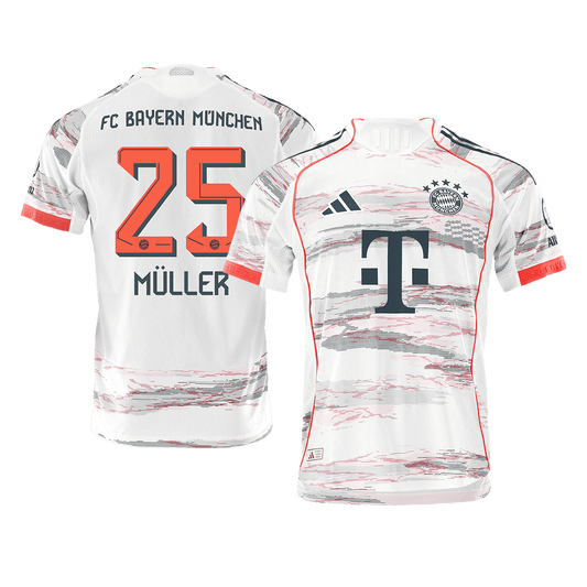 Bayern Munich Nogometni dres Gostujoči 2025/26 Authentic MÜLLER #25